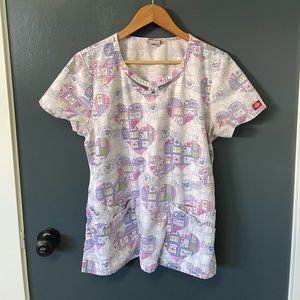 Nursing scrub top